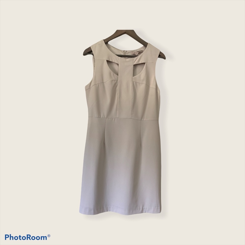 NEW Forever 21 cream front cut out dress SIZE M NWT